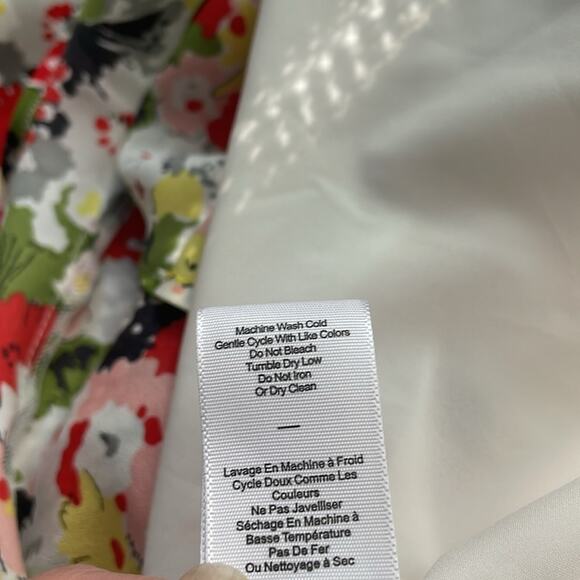 Likely Floral Vera Dress Ivory/red Multi - Picture 15 of 16